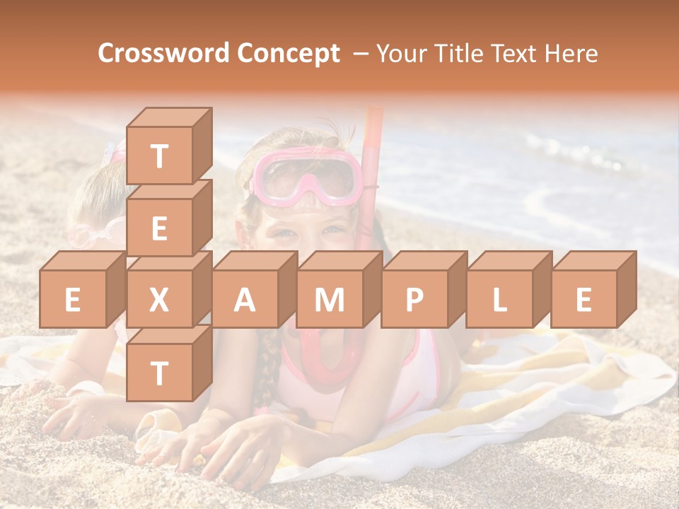 Kid Happy Mask PowerPoint Template