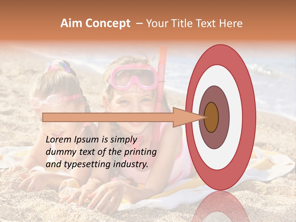 Kid Happy Mask PowerPoint Template