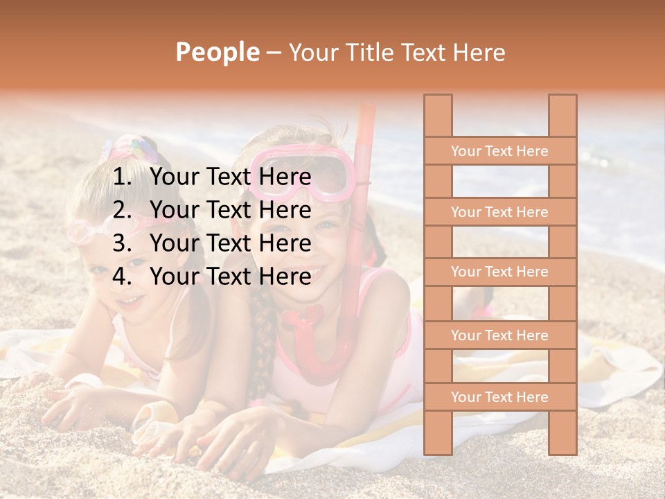 Kid Happy Mask PowerPoint Template