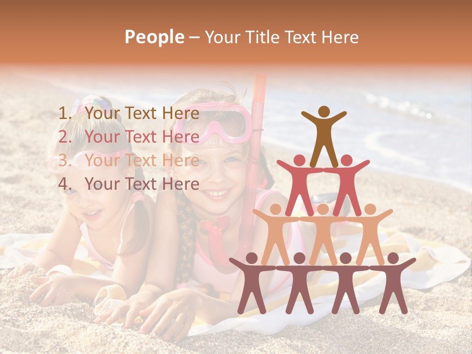 Kid Happy Mask PowerPoint Template