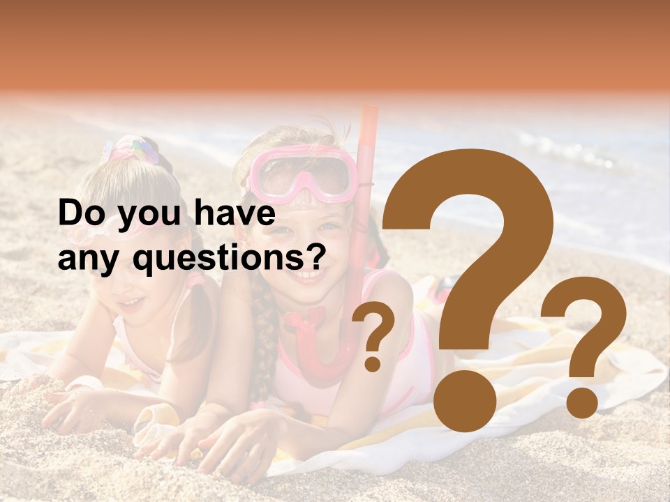 Kid Happy Mask PowerPoint Template