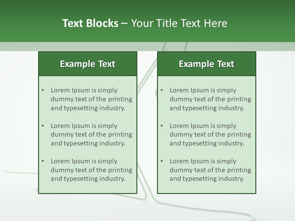 Object Business Ecology PowerPoint Template