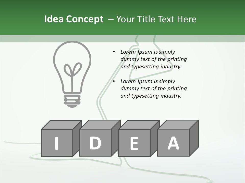 Object Business Ecology PowerPoint Template