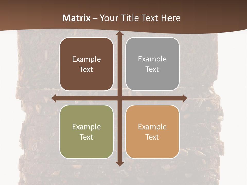 Brown Bread Background PowerPoint Template