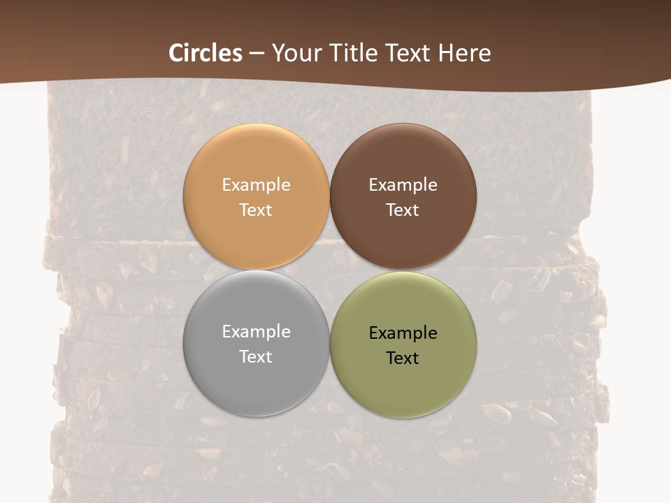 Brown Bread Background PowerPoint Template