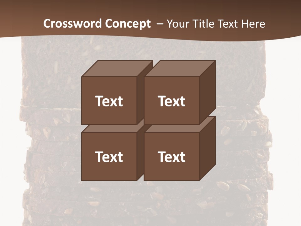 Brown Bread Background PowerPoint Template