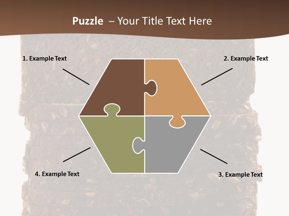 Brown Bread Background PowerPoint Template