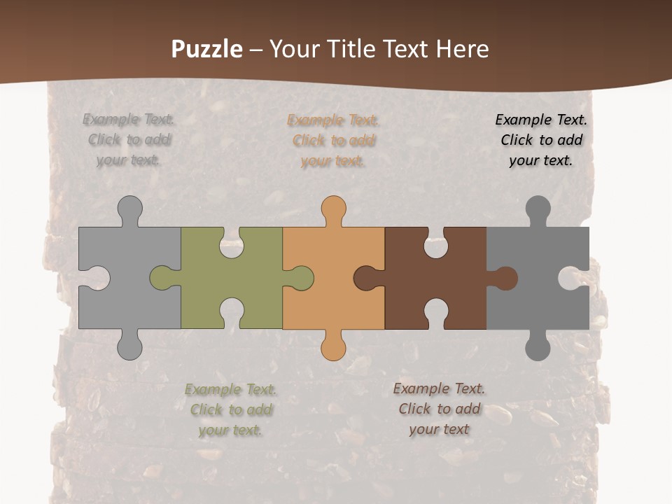 Brown Bread Background PowerPoint Template