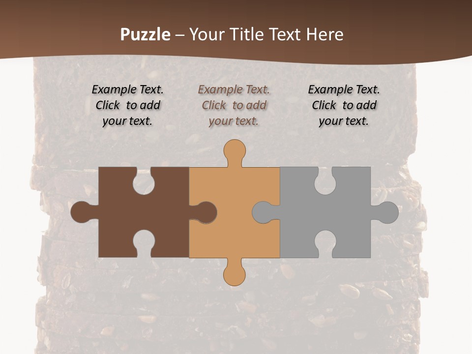 Brown Bread Background PowerPoint Template