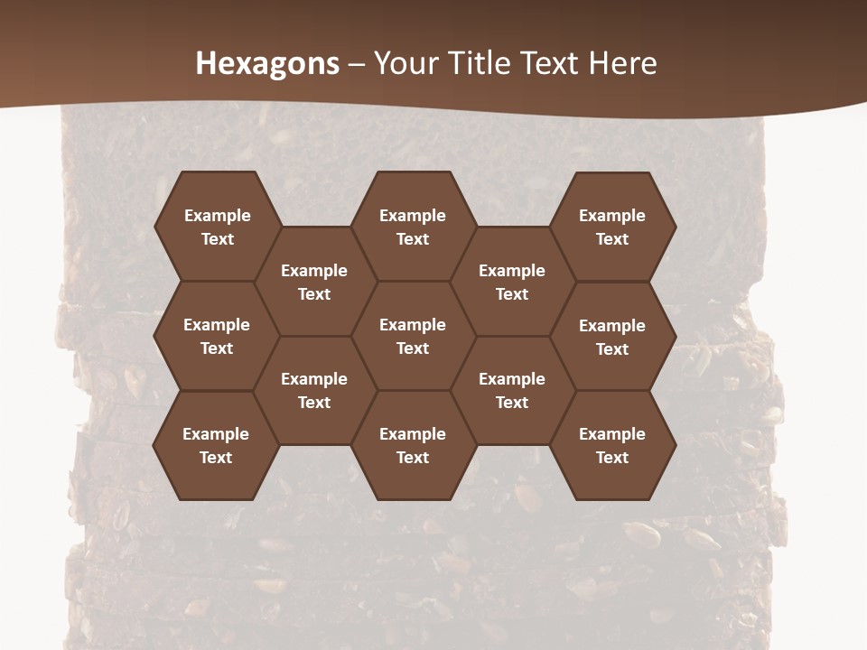 Brown Bread Background PowerPoint Template