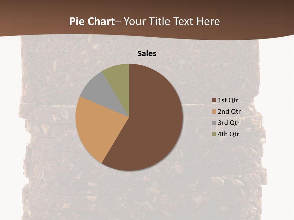 Brown Bread Background PowerPoint Template