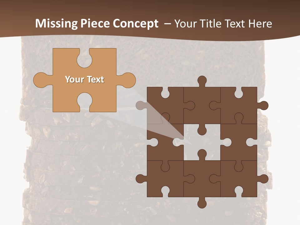 Brown Bread Background PowerPoint Template