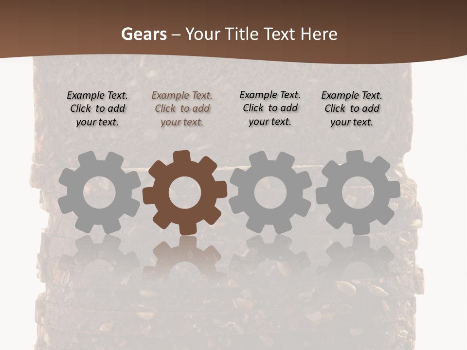 Brown Bread Background PowerPoint Template