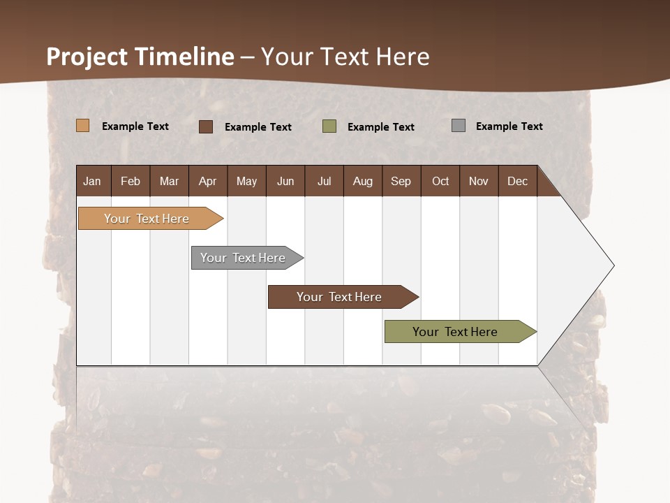 Brown Bread Background PowerPoint Template