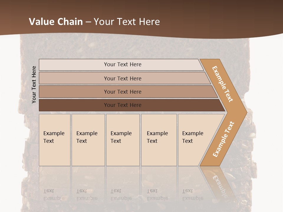 Brown Bread Background PowerPoint Template