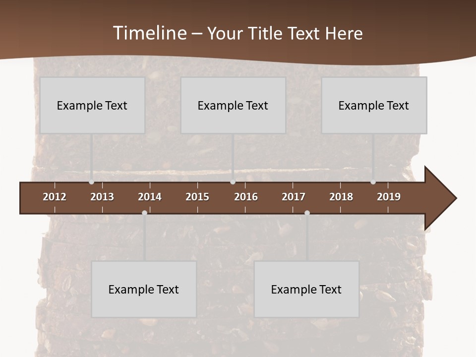 Brown Bread Background PowerPoint Template