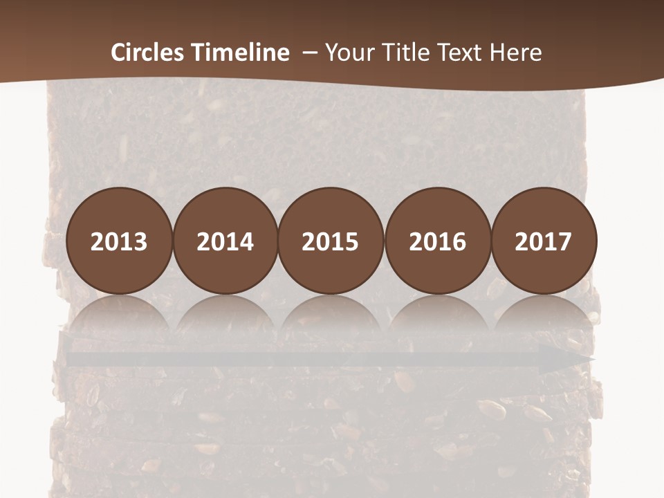 Brown Bread Background PowerPoint Template