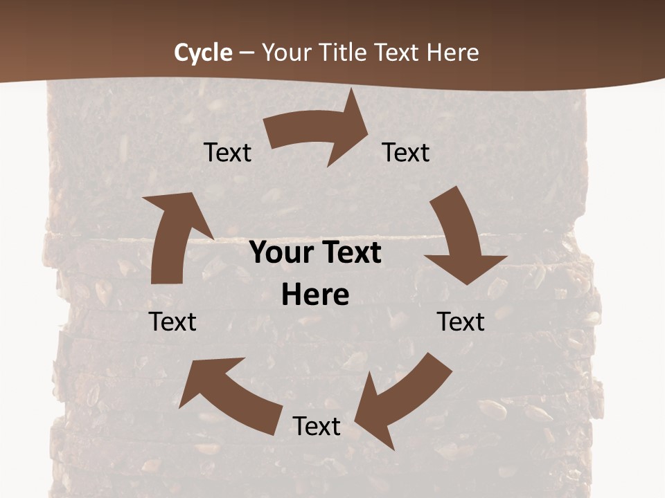Brown Bread Background PowerPoint Template