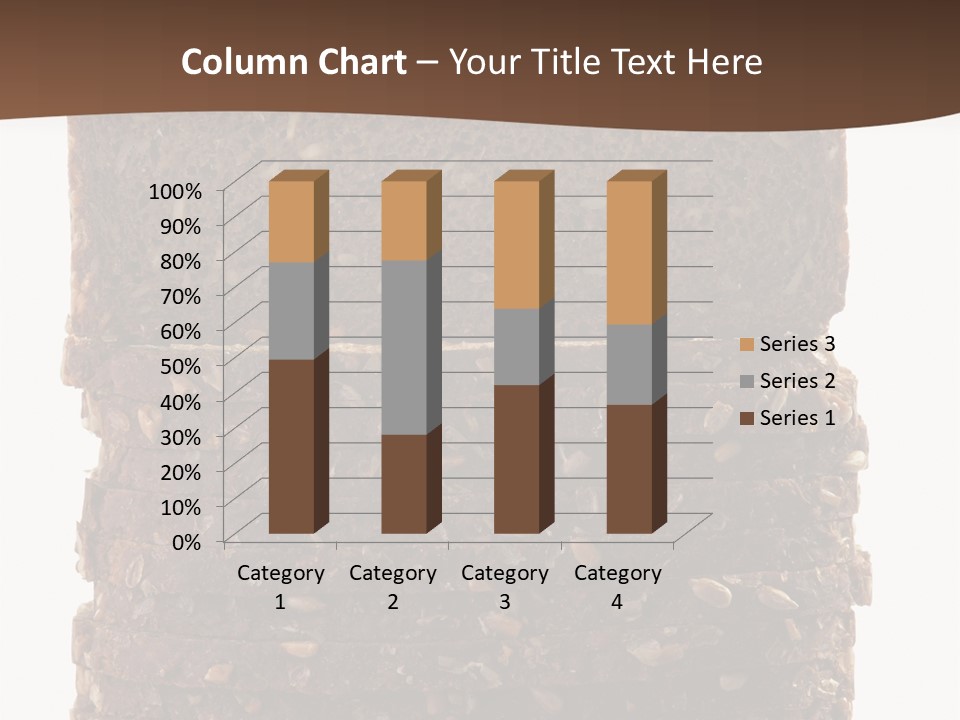 Brown Bread Background PowerPoint Template