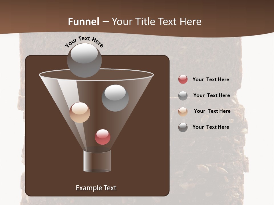 Brown Bread Background PowerPoint Template