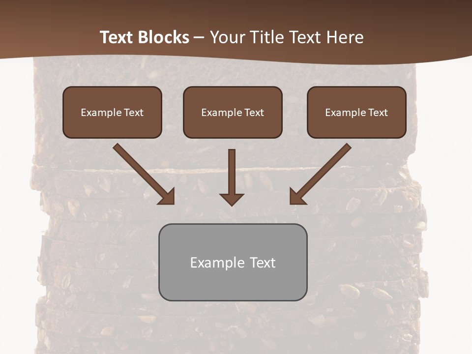 Brown Bread Background PowerPoint Template