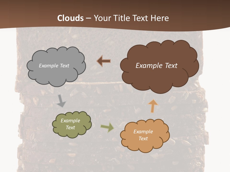 Brown Bread Background PowerPoint Template