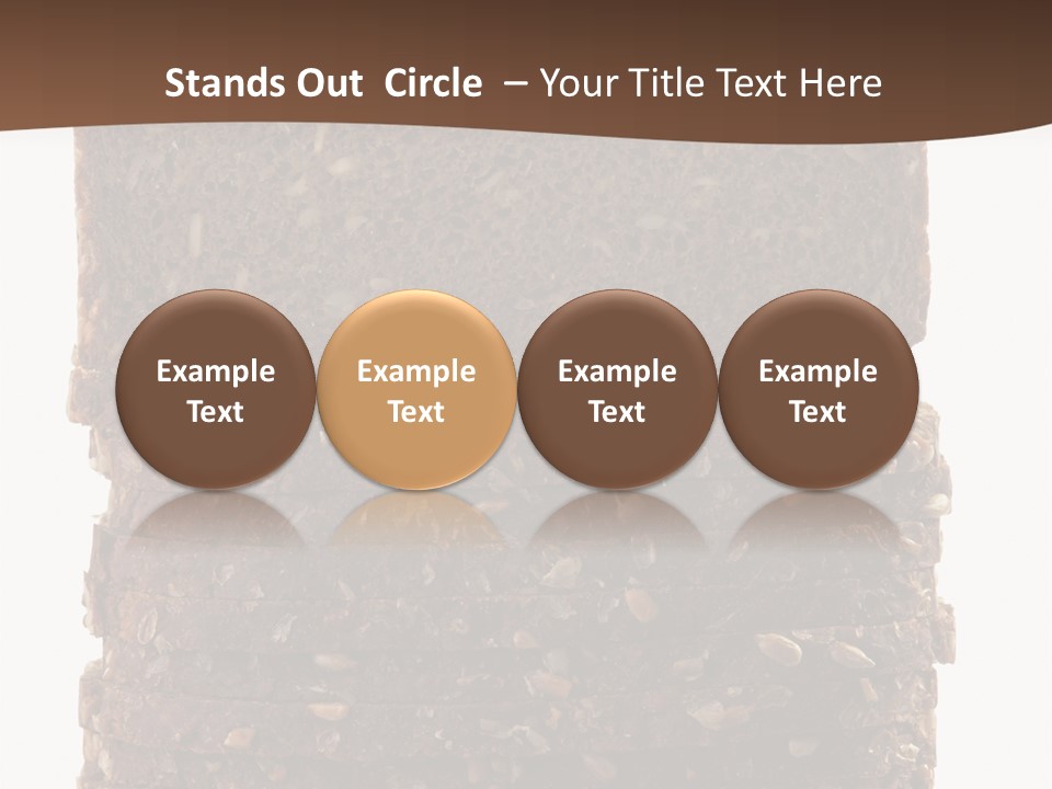 Brown Bread Background PowerPoint Template