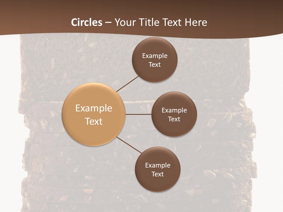 Brown Bread Background PowerPoint Template