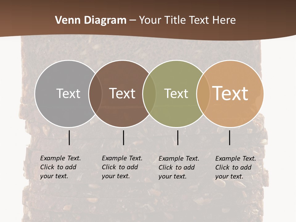 Brown Bread Background PowerPoint Template