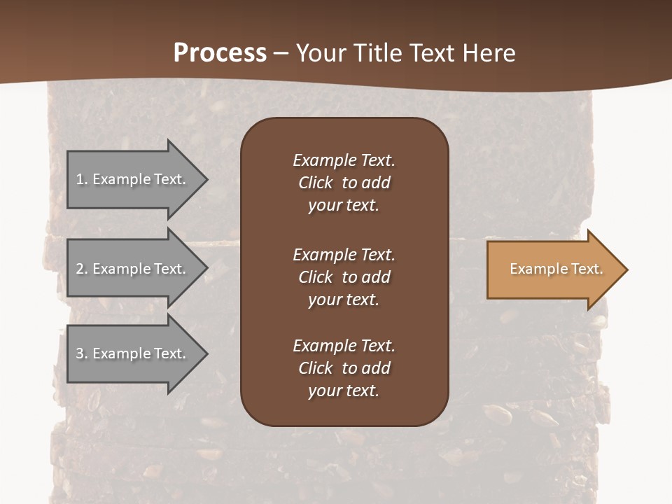 Brown Bread Background PowerPoint Template