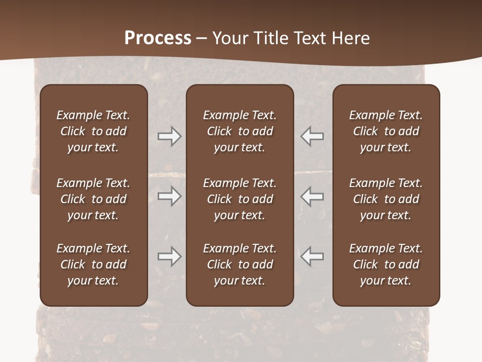 Brown Bread Background PowerPoint Template