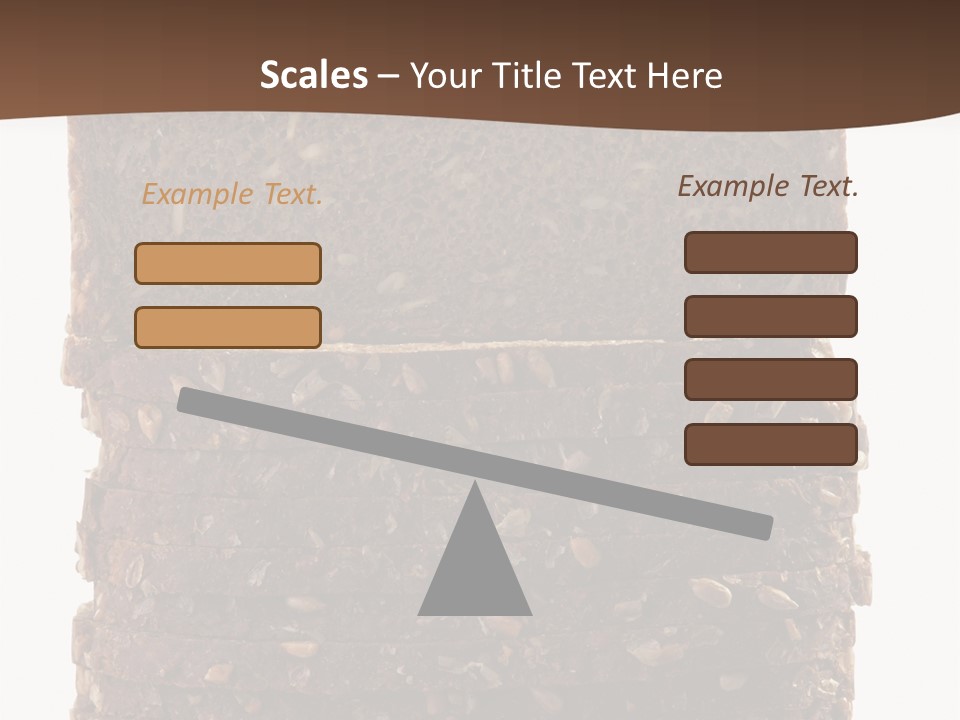 Brown Bread Background PowerPoint Template