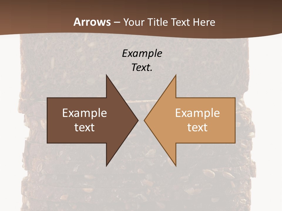 Brown Bread Background PowerPoint Template