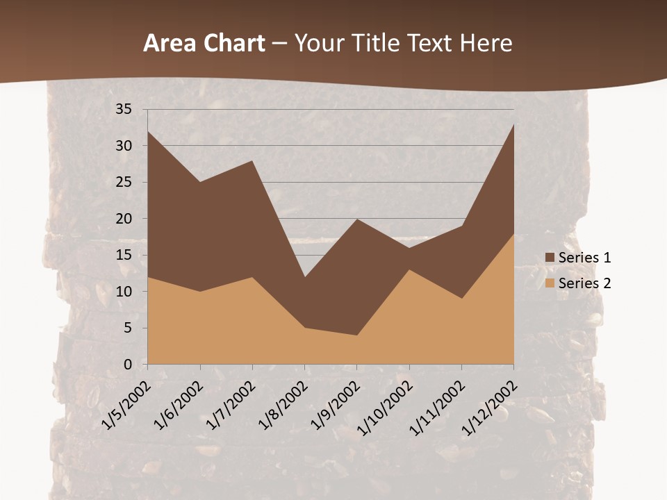 Brown Bread Background PowerPoint Template