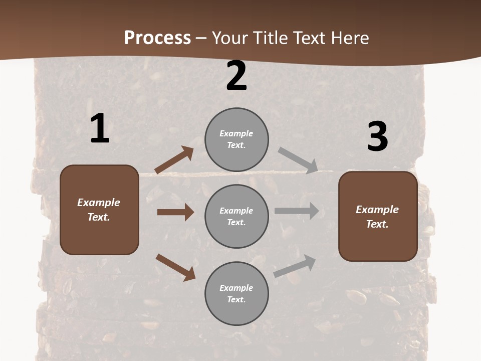 Brown Bread Background PowerPoint Template