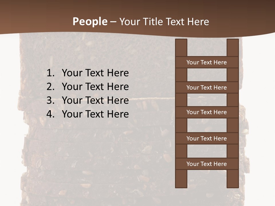 Brown Bread Background PowerPoint Template
