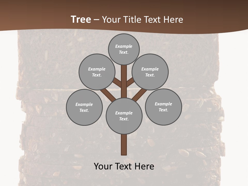 Brown Bread Background PowerPoint Template