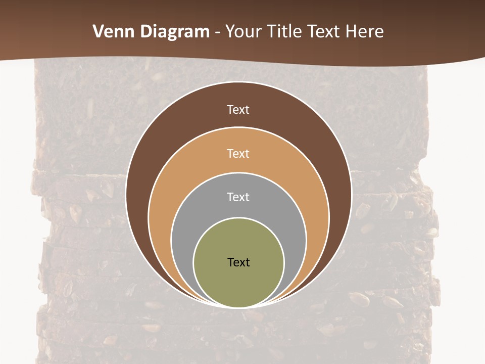 Brown Bread Background PowerPoint Template