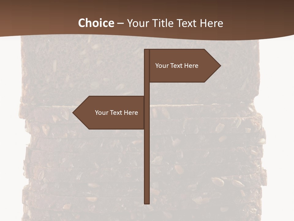 Brown Bread Background PowerPoint Template