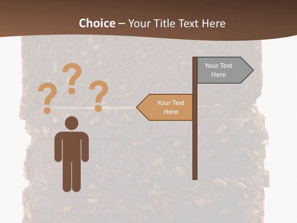 Brown Bread Background PowerPoint Template