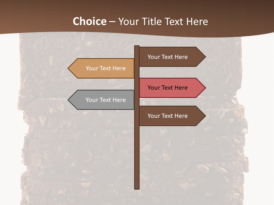 Brown Bread Background PowerPoint Template