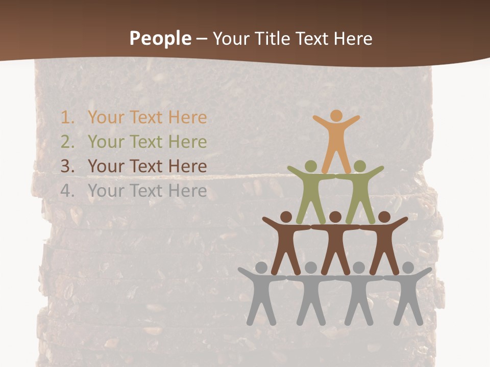 Brown Bread Background PowerPoint Template