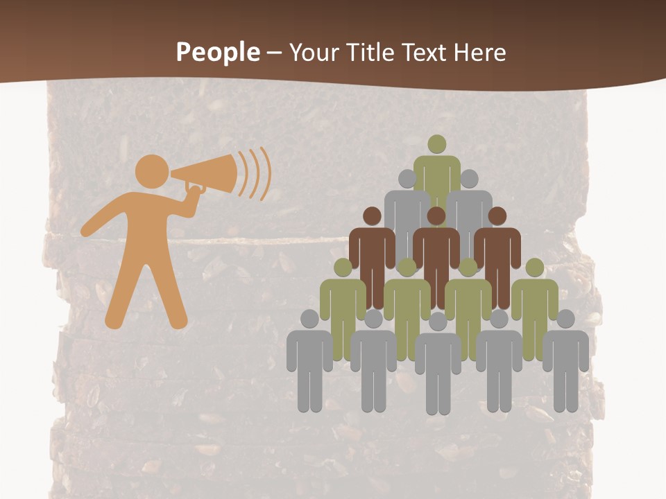 Brown Bread Background PowerPoint Template