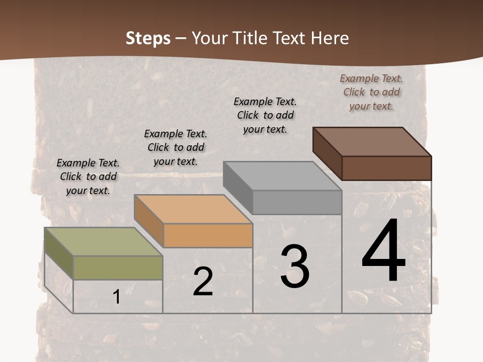 Brown Bread Background PowerPoint Template
