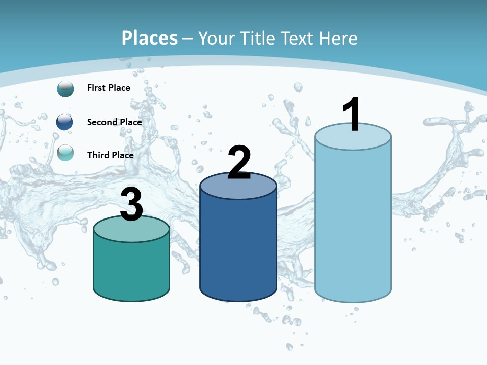 Flow Isolated Wave PowerPoint Template