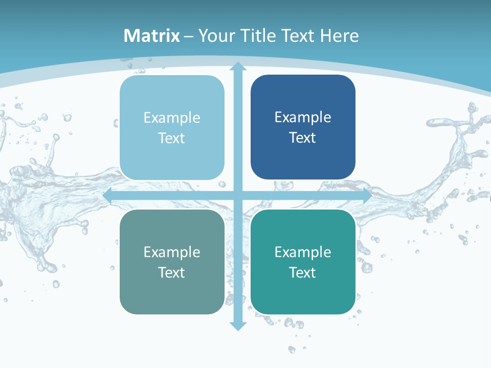 Flow Isolated Wave PowerPoint Template
