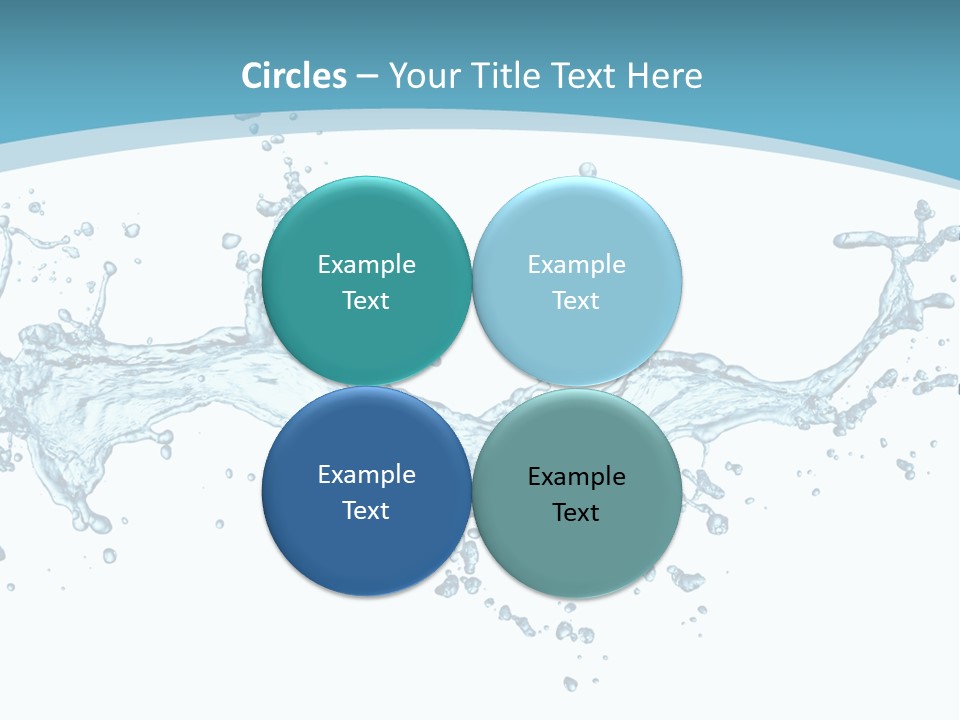 Flow Isolated Wave PowerPoint Template