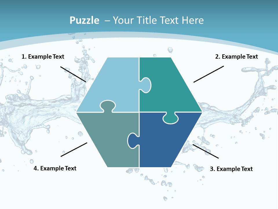 Flow Isolated Wave PowerPoint Template