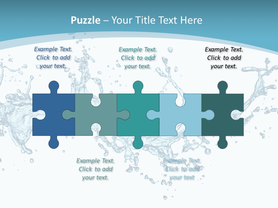 Flow Isolated Wave PowerPoint Template