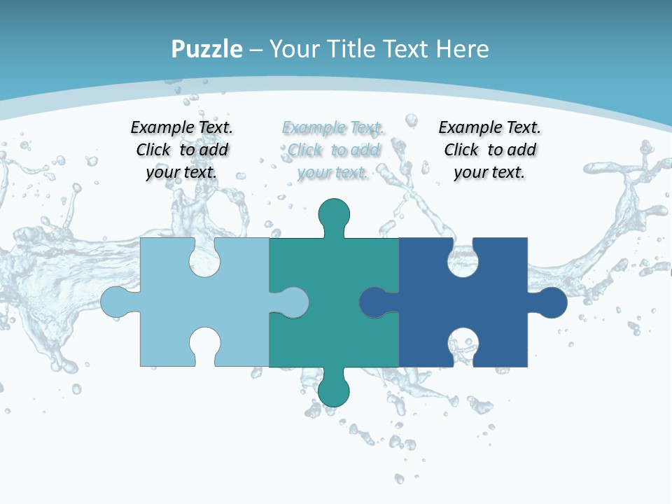 Flow Isolated Wave PowerPoint Template